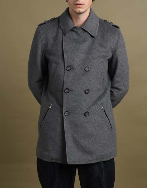Vintage size M Dolce & Gabbana peacoat in grey, 4 of 7