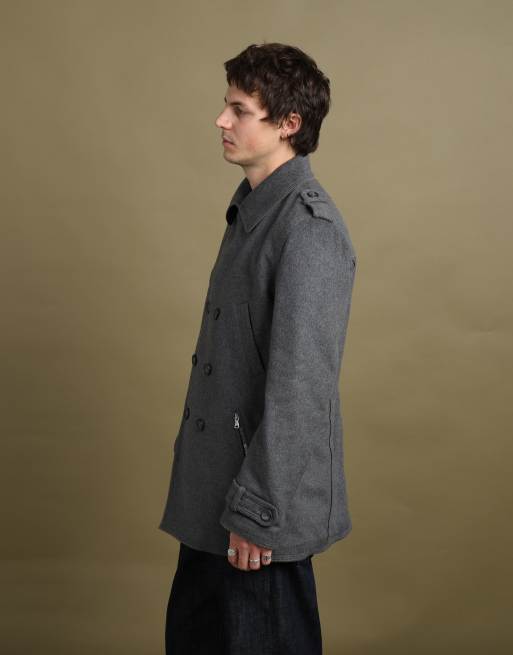 Vintage size M Dolce & Gabbana peacoat in grey, 5 of 7