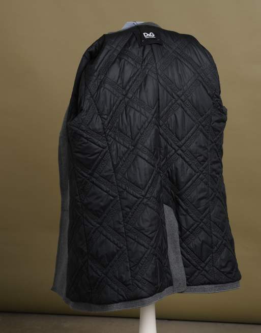 Vintage size M Dolce & Gabbana peacoat in grey, 7 of 7