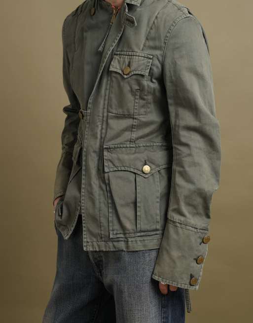 Vintage size M Dsquared2 denim jacket in green, 4 of 7