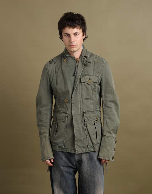 Vintage size M Dsquared2 denim jacket in green, 5 of 7
