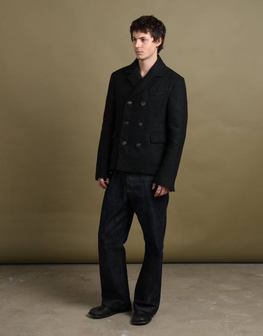 Vintage size M Dsquared2 peacoat in black, 3 of 7