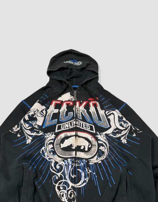 Vintage Size M Ecko Hoodie in Black ASOS