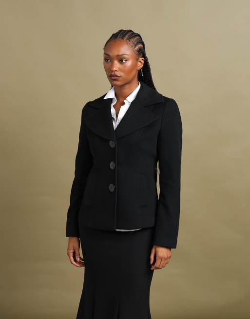 Vintage size M Emporio Armani blazer in black, 5 of 7