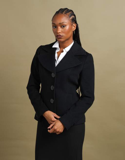 Vintage size M Emporio Armani blazer in black, 6 of 7
