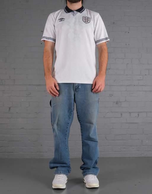 Vintage Size M England 92 Umbro Home Shirt, 4 of 4