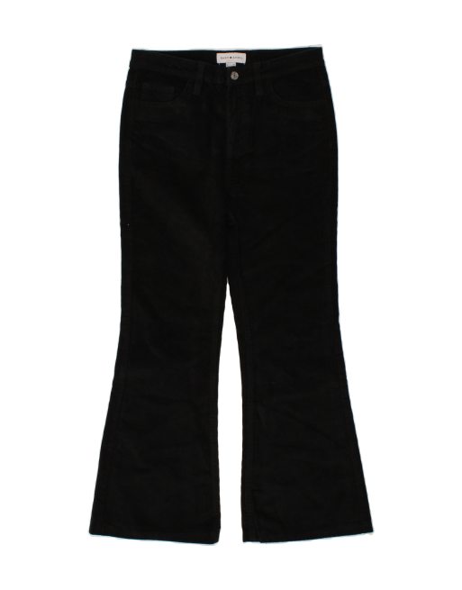 Vintage Size M Flare Casual Trousers in Black