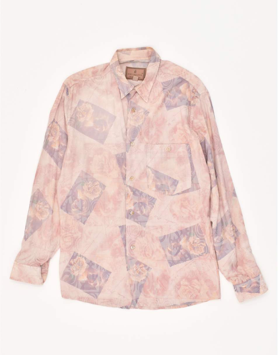 Vintage Size M Floral Shirt in Pink