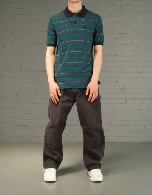 Vintage Size M Fred Perry polo shirt in green, 4 of 4