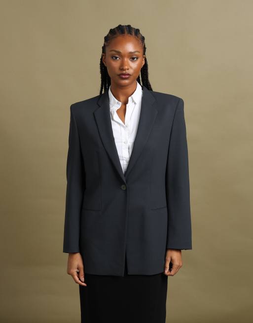 Vintage size M Giorgio Armani blazer in grey, 1 of 6