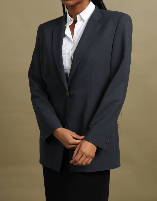 Vintage size M Giorgio Armani blazer in grey, 3 of 6