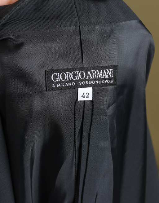 Vintage size M Giorgio Armani blazer in grey, 6 of 6