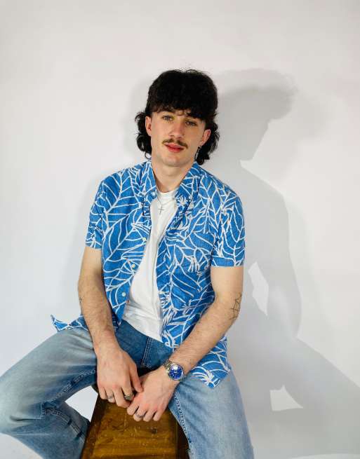 Vintage Size M Hawaiian Summer Shirt In Multi