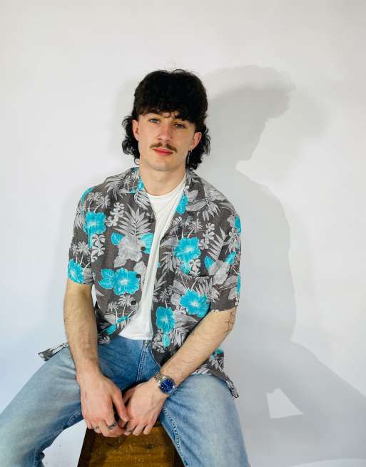 Vintage Size M Hawaiian Summer Shirt In Multi