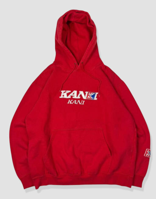 Vintage size M karl kani hoodie in red