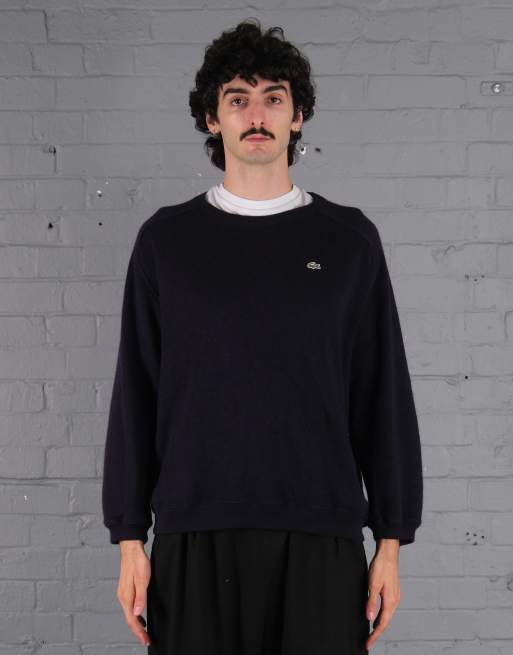Vintage Size M Lacoste Knitted Jumper in Navy