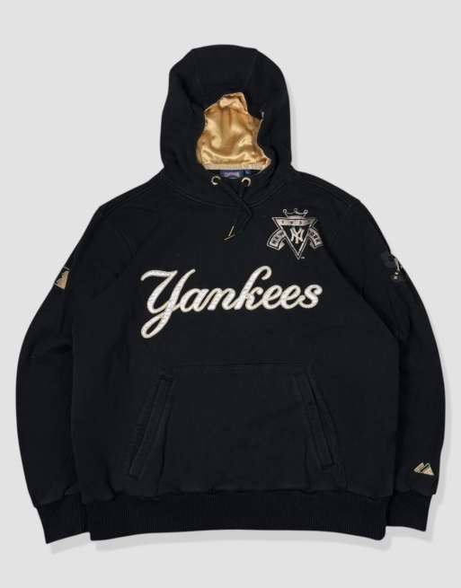 Vintage size M Majestic New York hoodie in black