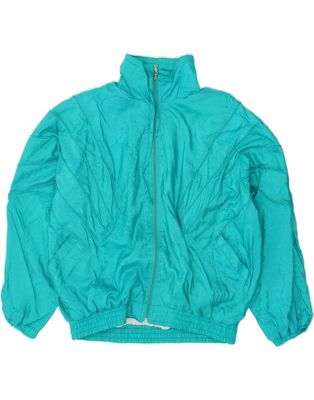 Vintage Size M Oversized Tracksuit Top Jacket in Blue