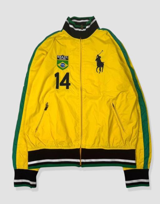 Vintage size M polo ralph lauren jacket in yellow