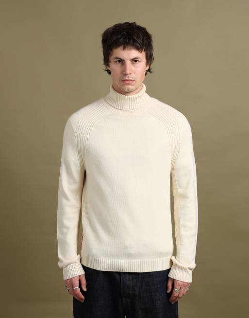 Vintage size M Prada turtleneck in beige, 2 of 7
