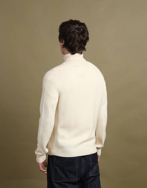 Vintage size M Prada turtleneck in beige, 6 of 7