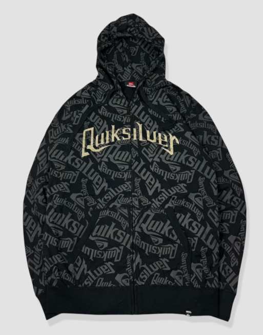Vintage size M Quiksilver hoodie in black