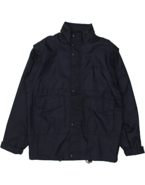Vintage Size M Rain Jacket in Navy Blue - view 1