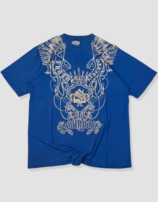 Vintage size M Southpole grunge t-shirt in blue