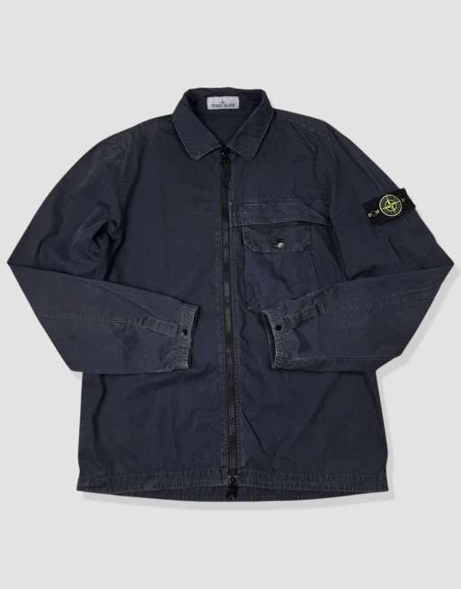 Vintage size M Stone Island overshirt jacket in navy