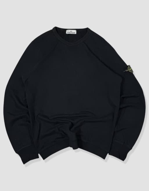 Vintage size M Stone Island sweatshirt in black