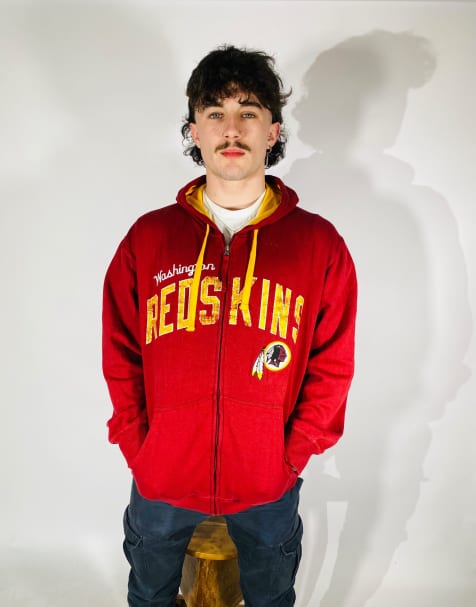 Vintage Size M Washington NFL Hoodie In Red - view 1