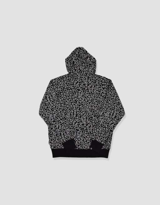 Vintage size S 00s Stussy stars & arrows hoodie in black, 2 of 4