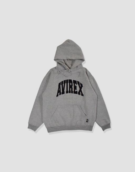  vintage size S avirex hoodie in grey