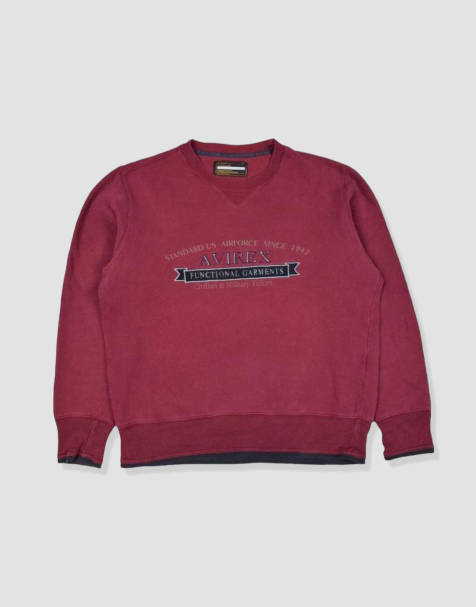 Vintage size S avirex sweatshirt in burgundy - view 1