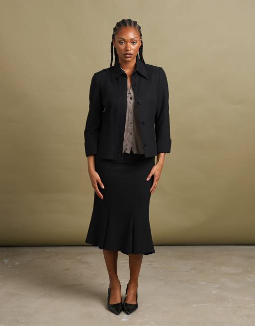 Vintage size S Burberry London shawl collar jacket in black, 6 of 7