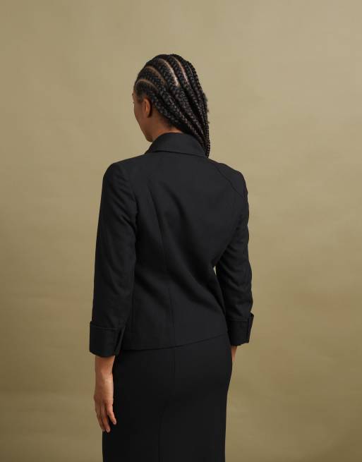 Vintage size S Burberry London shawl collar jacket in black, 7 of 7