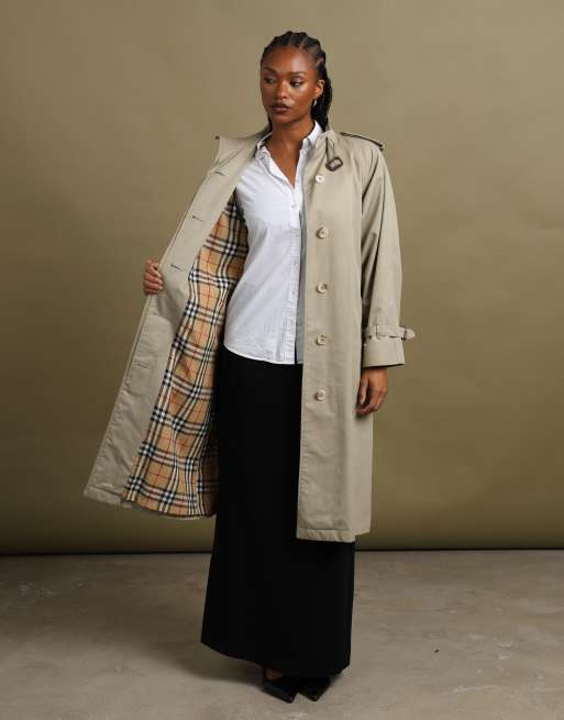 Vintage size S Burberrys trench coat in beige, 4 of 7