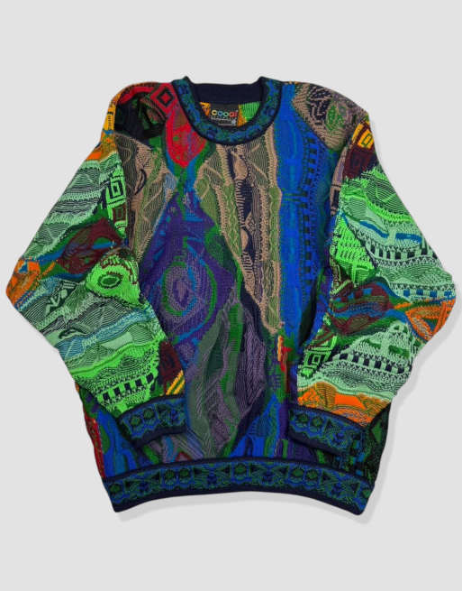Vintage size S Coogi knit jumper in multi
