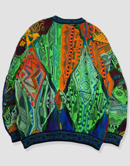 Vintage size S Coogi knit jumper in multi, 2 of 4