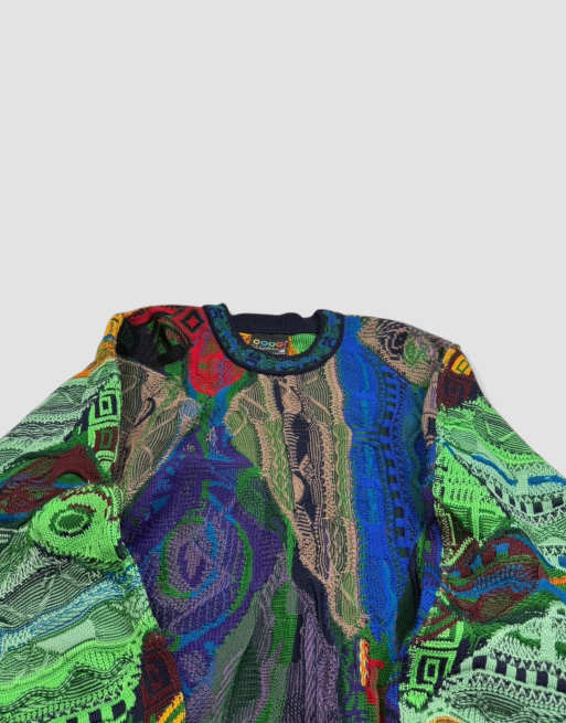 Vintage size S Coogi knit jumper in multi, 3 of 4