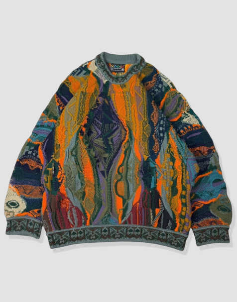 Vintage size S Coogi knit jumper in multicolour - view 1