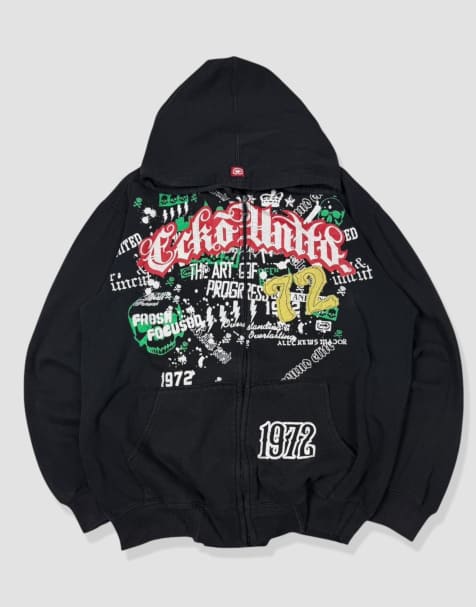 Vintage Size S Ecko Hoodie in Black - view 1