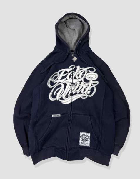 Vintage Size S Ecko Hoodie in Navy - view 1