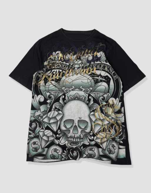 Vintage Size S Ecko Unltd T-Shirt in Black