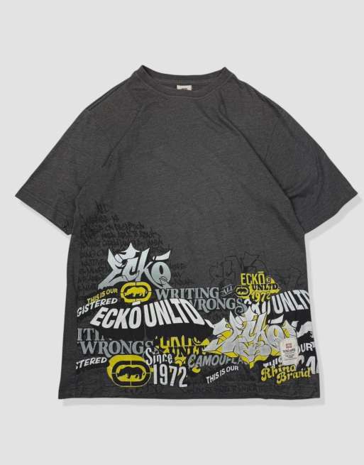 Vintage Size S Ecko Unltd T-Shirt in Grey