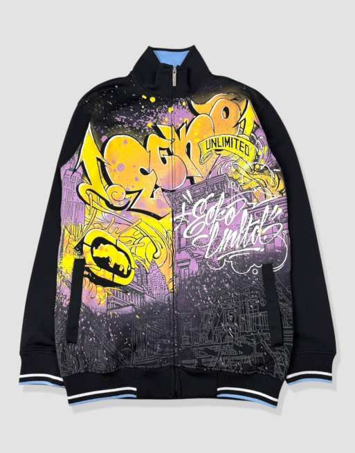 Vintage size S Ecko Unltd track jacket in black