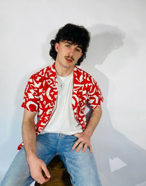 Vintage Size S Hawaiian Short Sleeve Shirt In Multi - view 1