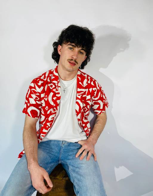 Vintage Size S Hawaiian Short Sleeve Shirt In Multi