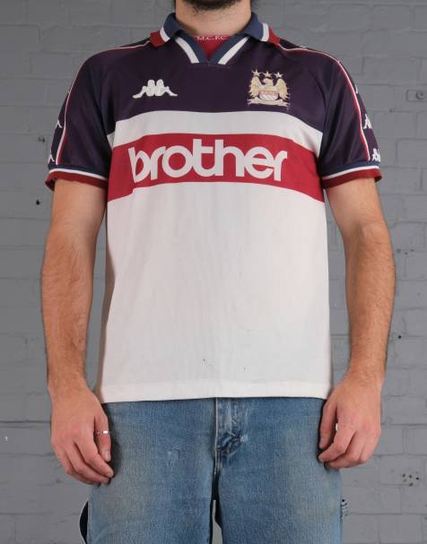 Vintage Size S Man City 97/98 Kappa Away Shirt - view 1