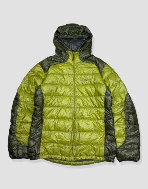 Vintage size S Montbell puffer jacket in green, 1 of 4